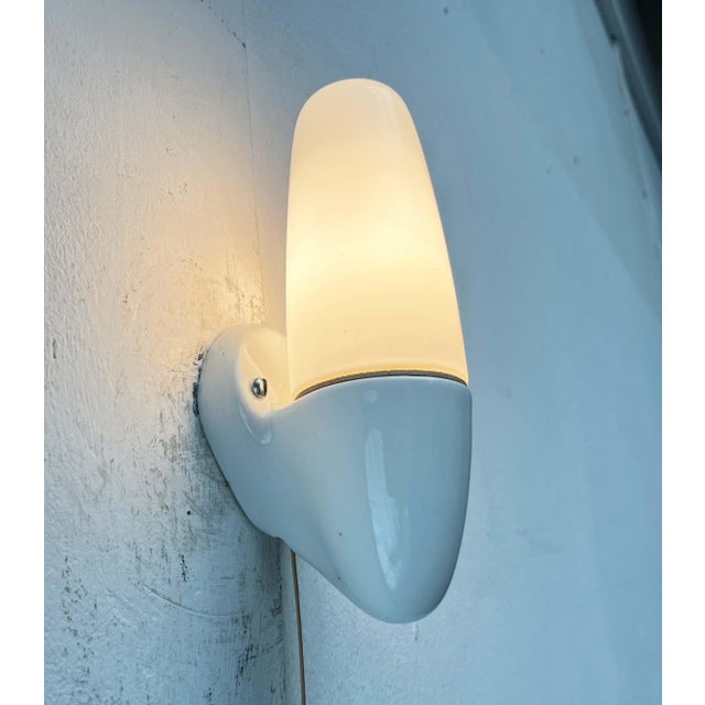 Mid-Century Modern German Ceramic 6065 Sconce by Wilhelm Wagenfeld for Lindner, 1950s, Set of 2 For Sale - Image 9 of 18