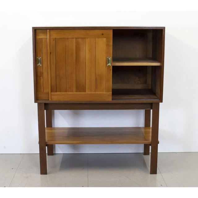 1960s Mid-Century Cherry and Teak Cabinet, 1960s For Sale - Image 5 of 13