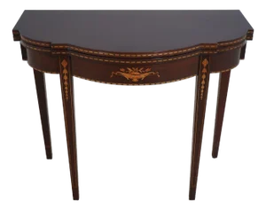 Stunning Inlaid High Quality Mahogany Games Table