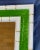 Chinoiserie Vintage Palm Beach Regency Faux Bamboo Wall Mirror - Green and White With Gold Accents - Newly Painted For Sale - Image 3 of 7