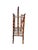Vintage Faux Burnt Bamboo Chinoiserie Style Magazine Rack Modern Design For Sale In New York - Image 6 of 6