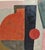 Contrechant, Abstract Geometric Contemporary Oil Painting Framed by Sophie Dumont For Sale - Image 4 of 9