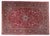 Rustic 1940s Hand-Knotted Vintage Sarouk Rug in Rich Red Palette -4' 5'' X 6' 11'' For Sale - Image 3 of 9