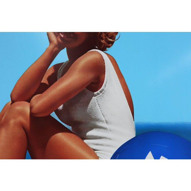 Large Vintage Belgian Advertising Sign for Nivea Cosmetics, 1970s For Sale - Image 10 of 12