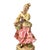 Pink Set of 2 Baroque Style Large Capodimonte Porcelain Figurines, Italy, Circa 1900s For Sale - Image 8 of 9