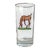 Brown Set of Six Hand-Painted Horse Highball Glasses For Sale - Image 8 of 12
