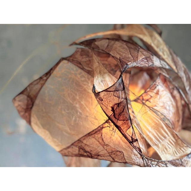 Multi Purple Pendant Lamp in Bio Material with Natural Dyes by Thibault Philip For Sale - Image 4 of 7