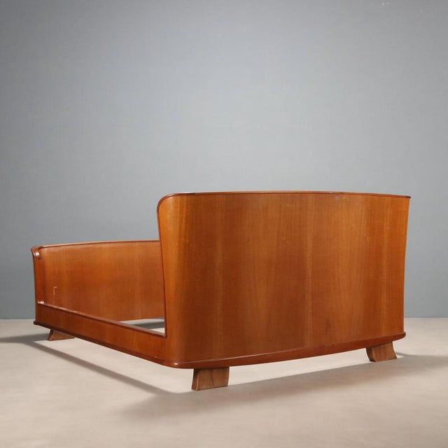 Vintage Bed in Mahogany, 1950s For Sale - Image 9 of 10