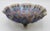 Mid 20th Century Amethyst Footed Carnival Glass Rose Bowl For Sale - Image 5 of 8