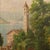 Giuseppe Viviani, Church of Molina, Oil on Panel, Framed For Sale - Image 3 of 10