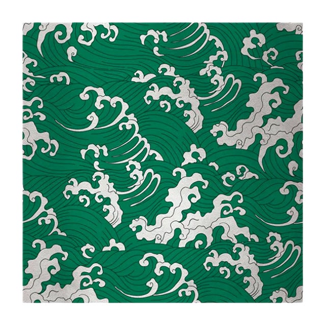 Wave 4 Fabric Wall Covering by Chiara Mennini for Midsummer-Milano For Sale