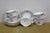 Antique Aesthetic Powell Bishop & Stonier Crane Chintz Tea Coffee Demitasse Set - Set of 16 For Sale - Image 12 of 18