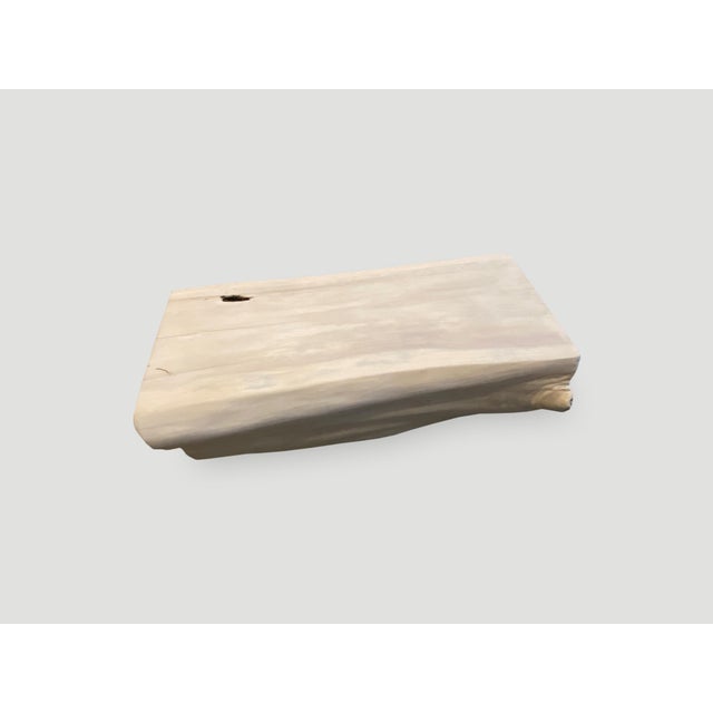 Andrianna Shamaris St. Barts Reclaimed Teak Wood Coffee Table or Bench For Sale - Image 14 of 18