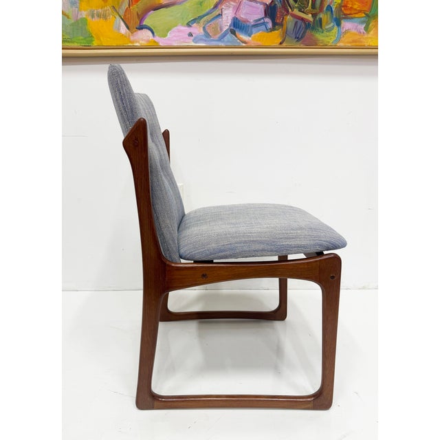 Vamdrup Stolefabrik Danish Modern Sculptural Dining Chairs, Set of 6 in Teak For Sale - Image 12 of 18