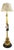 Antique Sculptural Gilded Wooden Floor Lamp, 1920s For Sale