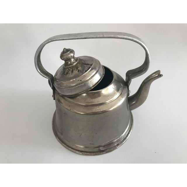 Antique Turkish Copper Tea Kettle For Sale - Image 4 of 11