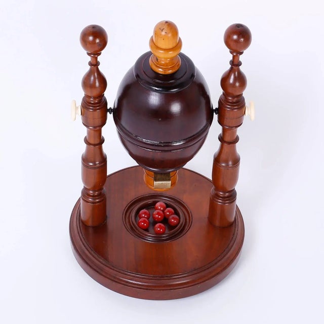 English 19th Century British Colonial Wood Counter Game For Sale - Image 3 of 9