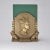 1953 English Vintage Coronation Queen Elizabeth II & Prince Philip Commemorative Bookends, Gilt Bronze - a Pair For Sale - Image 6 of 12