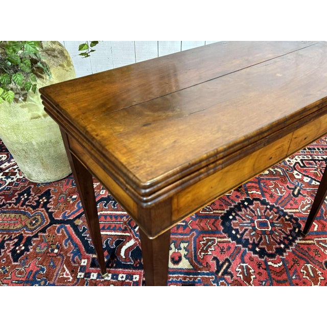 19th Century Games Table in Mahogany and Walnut For Sale - Image 10 of 18