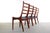 Set of 6 Mid Century Danish Modern Contoured Ladder Back Dining Chairs in Teak by Kai Kristensen These gorgeous chairs...