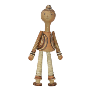 Danish Modernist Studio Pottery Scandinavian Art Wind Chime Figurine Karen Boel
