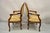 Antique French Country Louis XV Victorian Floral Tapestry Arm Chairs - A Pair For Sale - Image 4 of 12