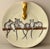 Art Deco Antique Early 20th Century Arts & Crafts J & C Bavaria Porcelain Lemon Server Dish With Hand Painted Mice by Hecklin Studio Mpls. Circa 1920 For Sale - Image 3 of 9