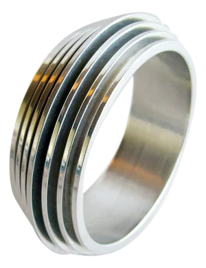 Rare 1970s Christopher Den Blaker for Rudi Gernreich Aluminum Bracelet
