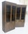 Mid 20th Century Pair of Dark Burl Wood Lighted Display Curio Cabinets Vitrines Mastercraft MINT For Sale - Image 5 of 18