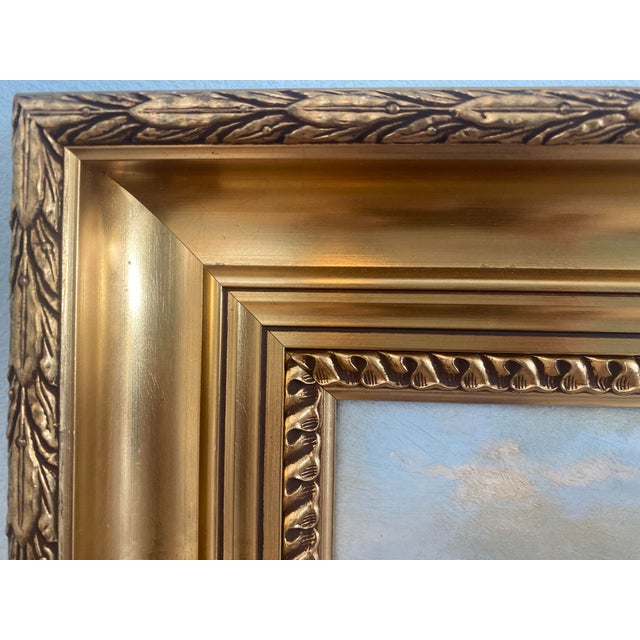 Large 19th Century Mountain Landscape Painting Signed Bracht For Sale - Image 12 of 15