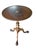 Baker Furniture Company Antique George III Mahogany Tilt-Top Tea Table With Satinwood Inlay & Ball-and-Claw Feet | Birdcage Tripod Base For Sale - Image 4 of 13