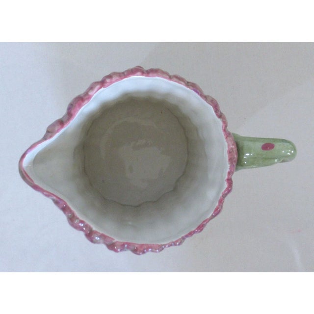 Mid-Century Modern Vintage MCM Fitz Floyd Asparagus Pitcher For Sale - Image 3 of 4