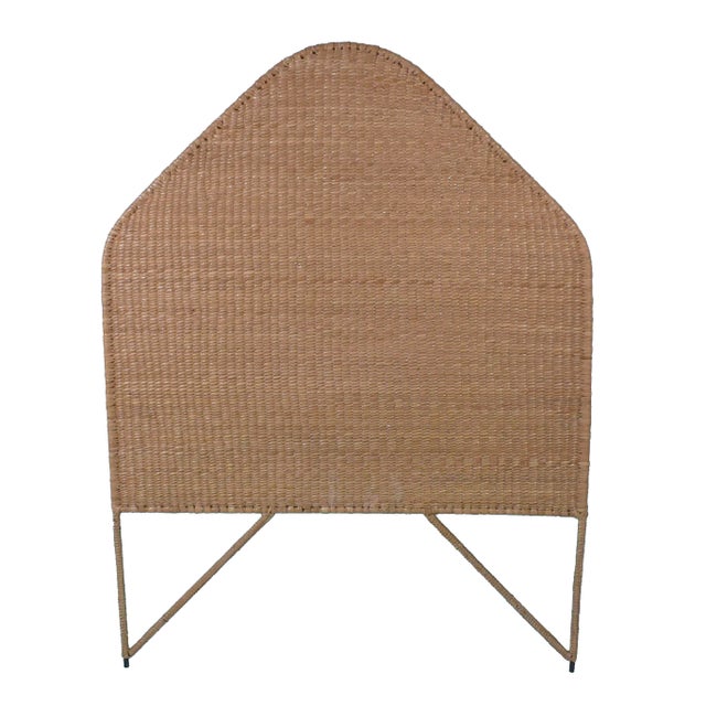 Wood Mario Lopez Torres Twin Size Headboard For Sale - Image 7 of 7