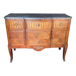 French 19th Century Walnut Commode Secretary Desk For Sale
