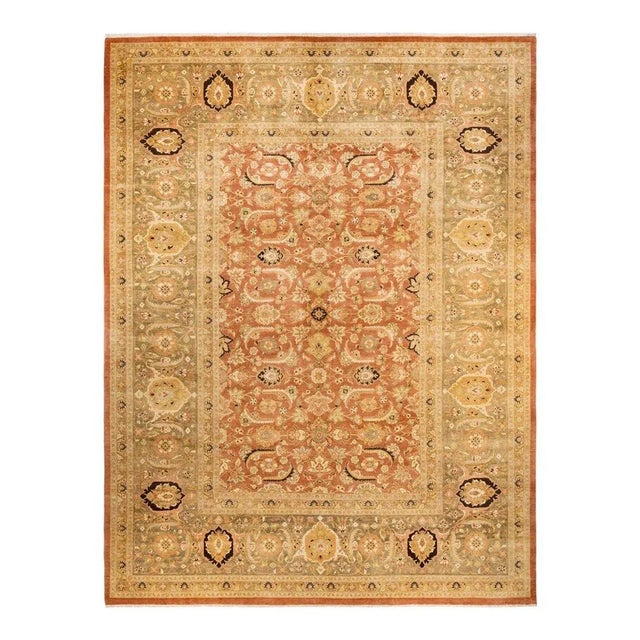 Brown Mogul, One-of-a-Kind Hand-Knotted Area Rug in Brown, 10' 4" x 13' 8" For Sale - Image 8 of 8
