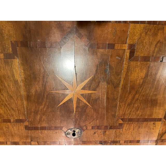 Rustic Antique Game Table – Early 20th Century Primitive Americana With Built-in Checkerboard For Sale - Image 10 of 12