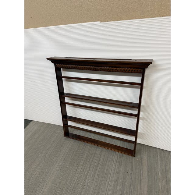 Victorian Victorian Era Wall Mounted Plate Rack For Sale - Image 3 of 12