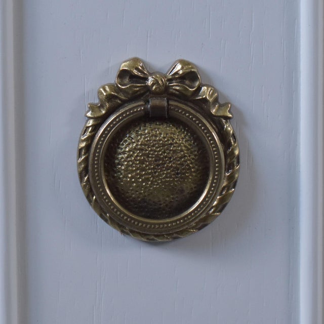 Faux Bamboo Greek Key Dresser For Sale In West Palm - Image 6 of 6