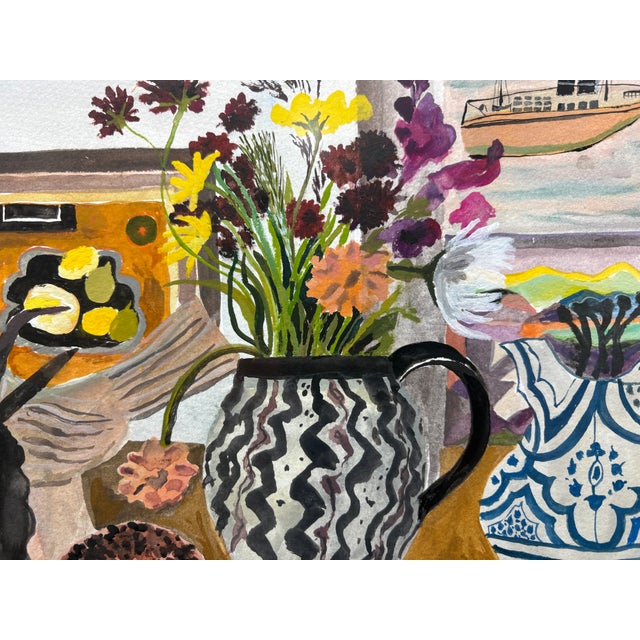 English 2026 British Original Fantastic Still Life Painting in Architectural Frame For Sale - Image 3 of 9