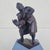 Brown Sculpture of a Priest Strangling a Turkey, 20th Century, Bronze For Sale - Image 8 of 14