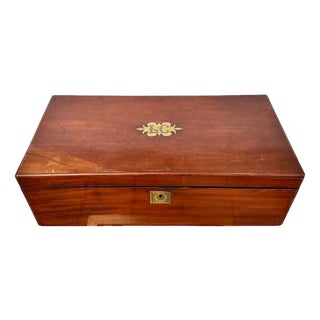 Late 19th Century Travel Desk in Wood, England For Sale