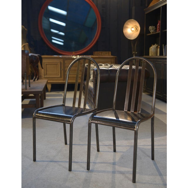 Villa Cavrois Model Chair in Steel Tube by Robert Mallet Stevens, 1950s For Sale - Image 10 of 18