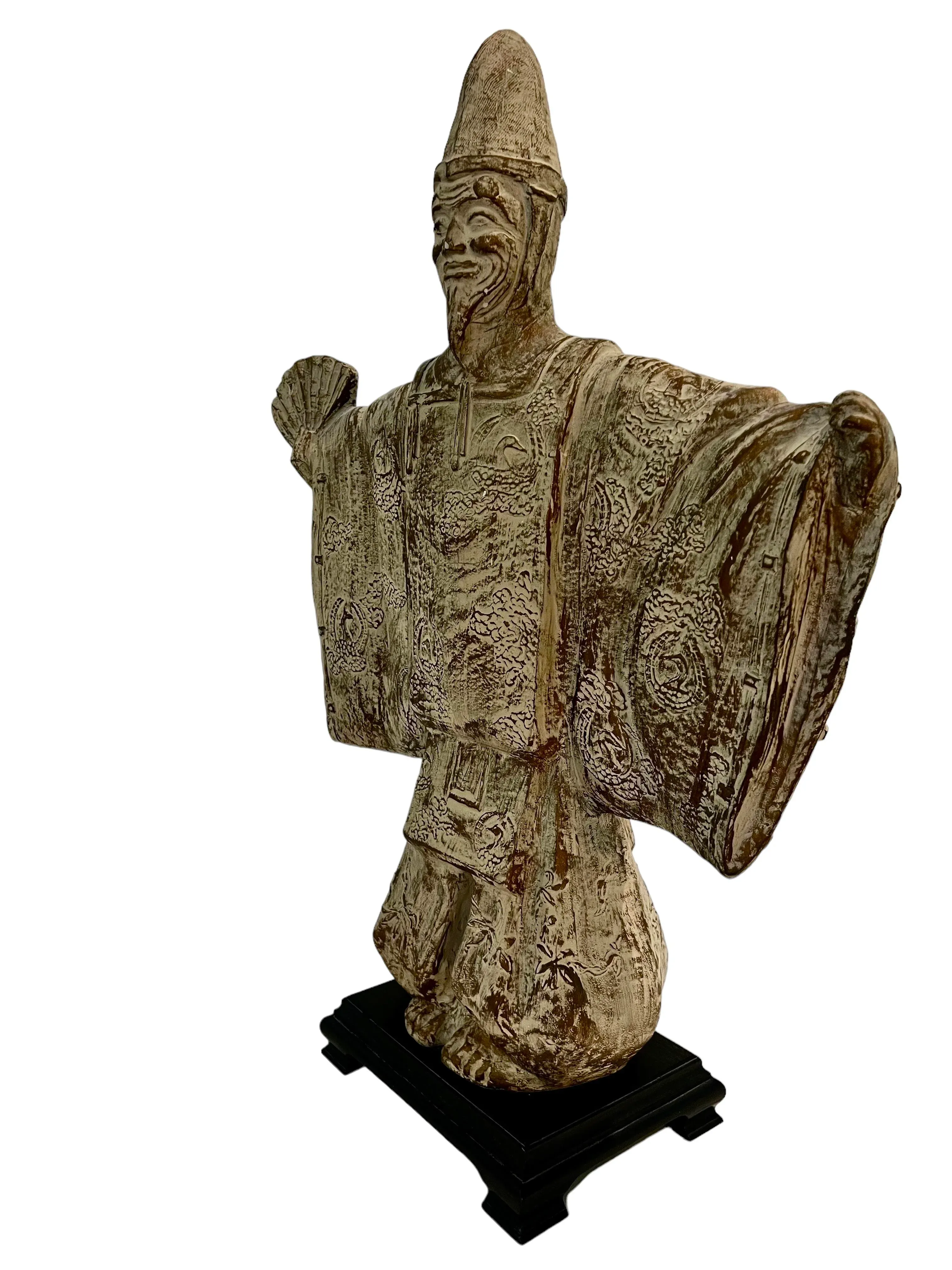 Large Japanese Samurai Sculpture by Austin Productions, “The