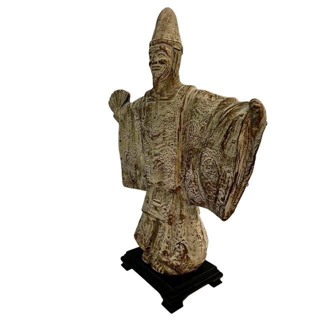 Large Japanese Samurai Sculpture by Austin Productions, “The Uesugi” 1981, 24" Tall For Sale - Image 9 of 13