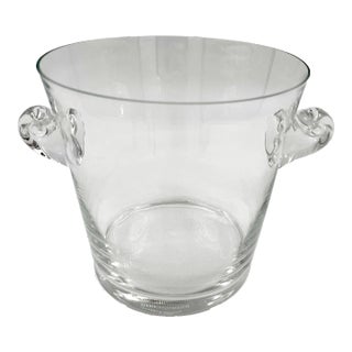 1990s Tiffany & Co. Scrolled Snail Nautilus Shell Handle Ice Bucket or Champagne Bucket For Sale