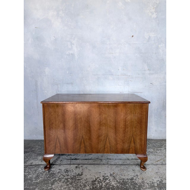 Brown Vintage Walnut Blanket Box from Sutcliffe of Todmorden For Sale - Image 8 of 9