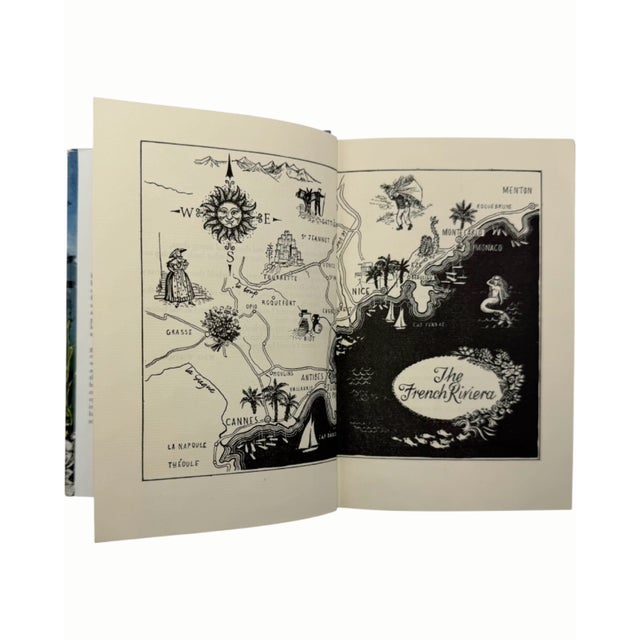 Without My Yacht Ethelind Fearon 1959 1st Edition French Riviera Travel Book For Sale - Image 4 of 14
