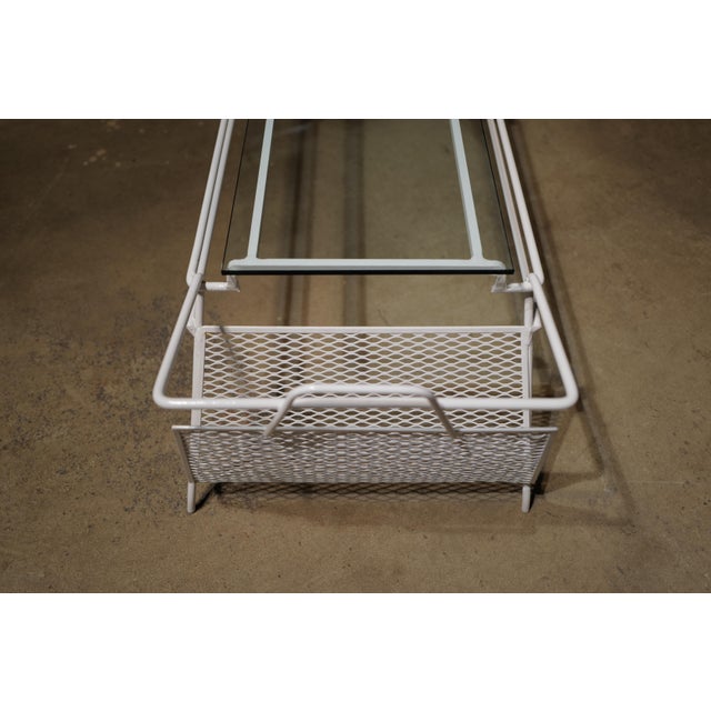 Metal Mid 20th Century Maurizio Tempestini Iron Cocktail Magazine Table for Salterini For Sale - Image 7 of 13