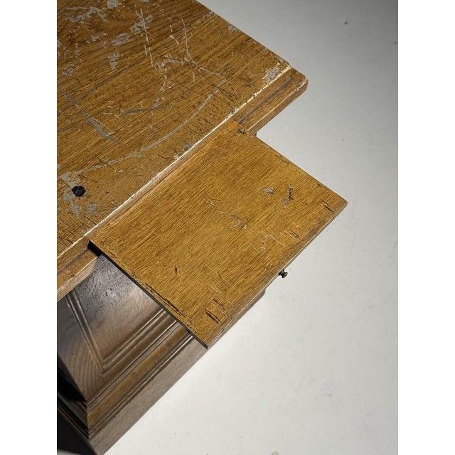 Wood 20th Century Classic Wooden Pedestal For Sale - Image 7 of 14