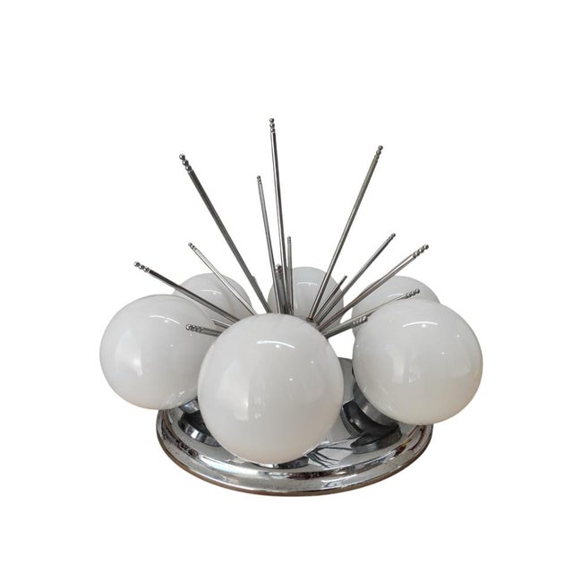 Space Age Sputnik Ceiling Lamp, 1960 For Sale - Image 6 of 9